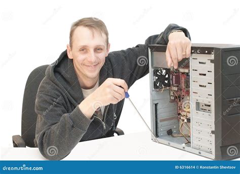 computer repair stock photo image  isolated tool damaged