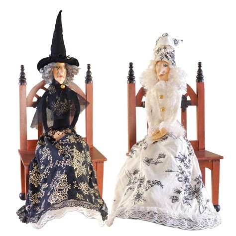 good witch bad witch joe spencer gathered traditions halloween theholidaybarncom