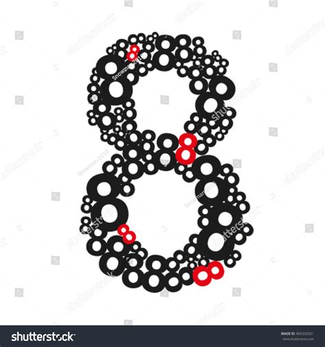 digit number vector drawing stock vector royalty   shutterstock