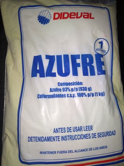 1 kilo azufre al 93 pureza excelente para fertilizar y más mercado