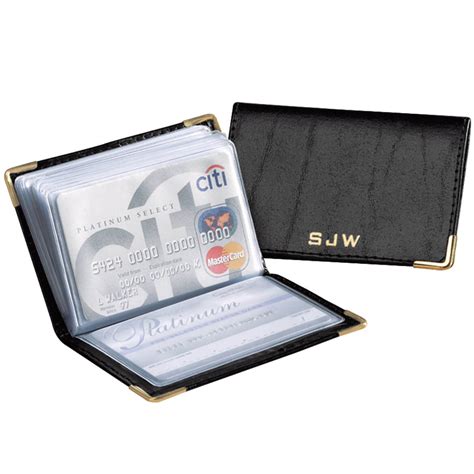 personalized leather credit card holder easy comforts