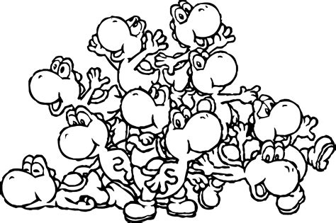 yoshi coloring pages    print   coloring home