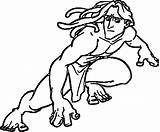 Tarzan Coloring Pages Think Disney Drawing Designlooter Printable 39kb Getdrawings sketch template