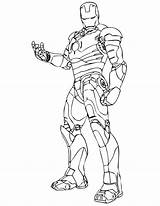 Coloring Pages Printable Ironman Iron Man Popular sketch template