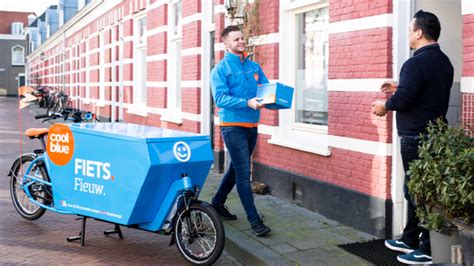 coolblue fietst ook  belgie logistiekprofs