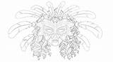 Masquerade Coloring Drawings Designlooter Masks Search Google 1191 670px 63kb sketch template