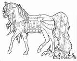 Horse Coloring Pages Horses Adults Carousel Printable Dressage Print Realistic Rearing Adult Detailed Decorated Theme Sea Sheets Colouring Color Flying sketch template