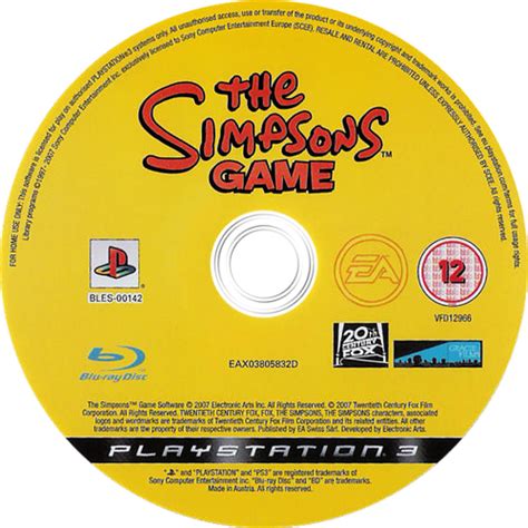 bles00142 the simpsons game