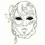 Coloring Pages Books Kids Maske Mardi Gras Masks Masken Mask Colouring Coloriage Masque sketch template