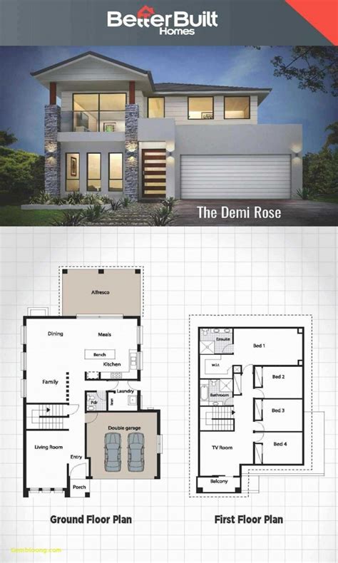 flat roof house plans design  modern house floor plans house blueprints double storey house