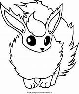 Flareon Coloring Pokemon Pages Popular sketch template