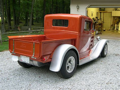 orange silver fiberglass ford extended cab truck studleys