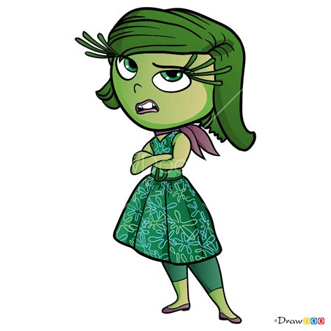 How To Draw Disgust Inside Out