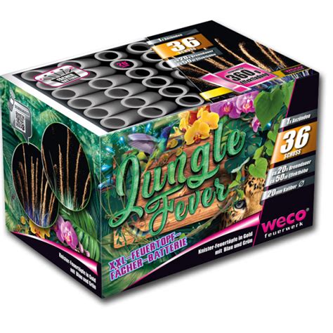 Jungle Fever Bis 500g Nem Batteriefeuerwerk Produkte Weco Feuerwerk