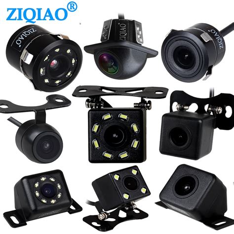 ziqiao ccd car reverse rear view camera universal waterproof night vision hd parking backup