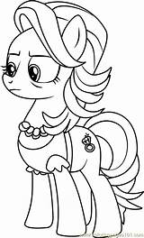 Spoiled Pony sketch template