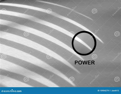 power button stock image image  equipment concept