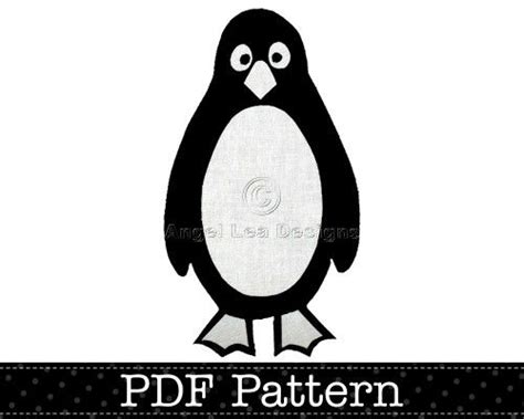 applique penguin template applique templates applique pattern