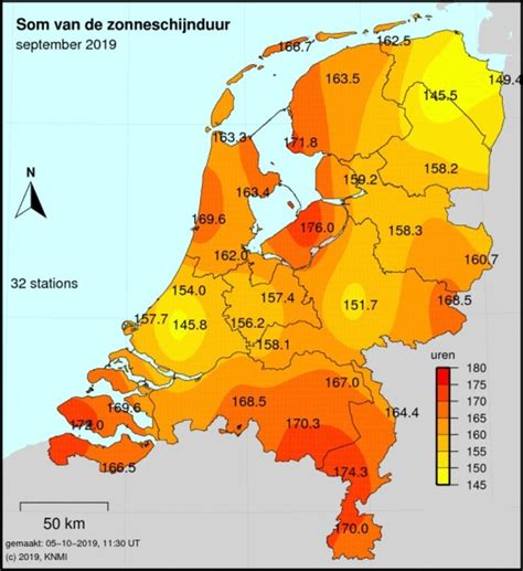 knmi september steeds zonniger