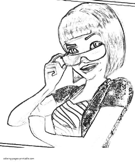 barbie spy squad coloring pages coloring pages printablecom