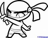 Ninja Kids Draw Drawing Cartoon Drawings Cool Kid Step Anime People Ninjas Coloring Boys Clip Boy Easy Pages Clipart Colouring sketch template
