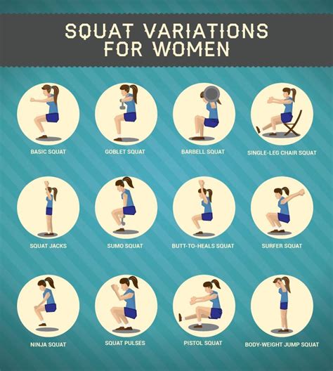 15 squat variations for women squat variations woman fitness and squat