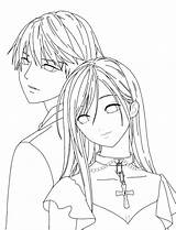 Vampire Coloring Knight Pages Anime Rosario Tsukune Moka Adults Color Printable Deviantart Getcolorings Print Popular sketch template