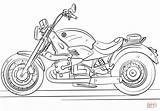Colorare Motorcycle Harley Bike Ausmalbilder Adult Ausmalen Moottoripyörä Motocross sketch template