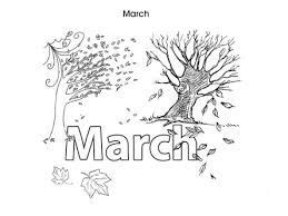 image result  month  march coloring pages march month coloring