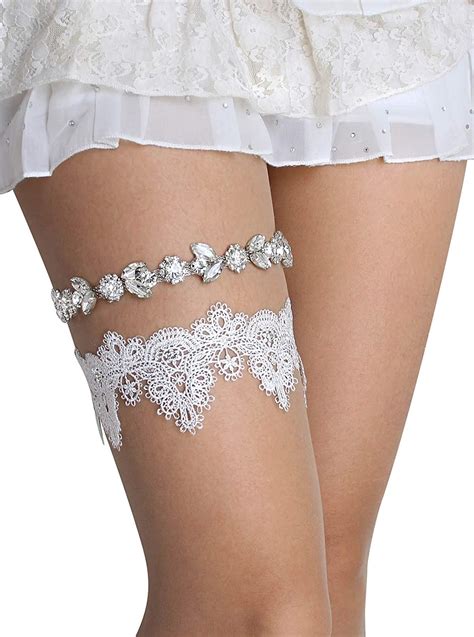 Wedding Garters For Bride Bridal Garter Set Lace Garter Set