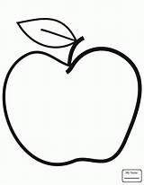 Apple Half Apples Getdrawings Drawing sketch template