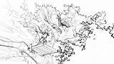 Architecture Coloringtop Ninjas Treehouse sketch template