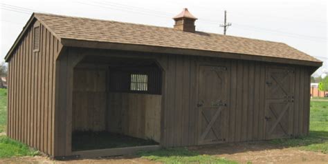 horse barns  shed row horse barn  stall run