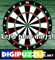 words lets play darts   front   dart