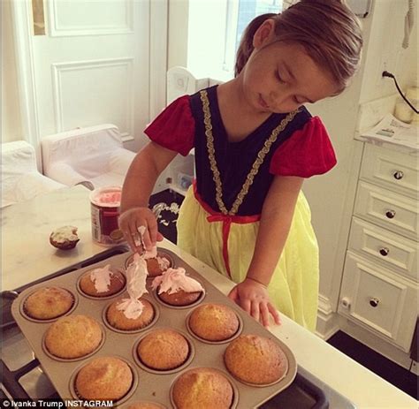 ivanka trumps daughter arabella rose  wears princess costume  icing cupcakes daily