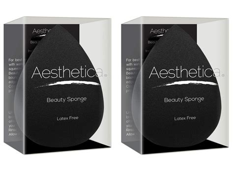 buy aesthetica cosmetics beauty sponge blender latex   vegan