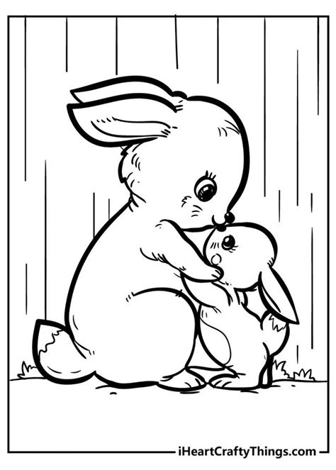 original  sweet rabbit coloring pages