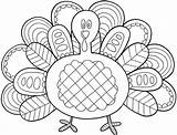 Coloring Thanksgiving Pages Funny Turkey Printable Getcolorings Print Color sketch template