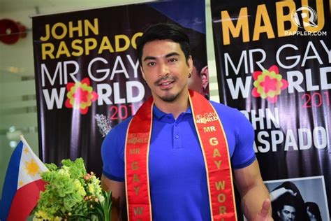 In Photos John Raspado Arrives In Ph After Winning Mr Gay World 2017