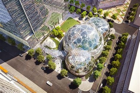 amazon submits phase  proposal   catalan sphere headquarters  seattle architect