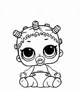 Lol Coloring Pages Surprise Dolls Lil Printable Print Cosmic Queen Size sketch template