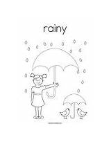 Rainy Raining sketch template