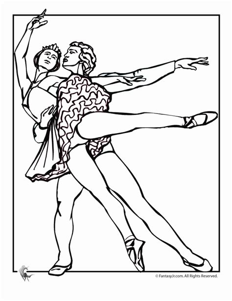 ballet dancer coloring pages coloring home