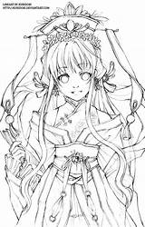 Lineart Hana Hime Colouring Adulte Coiffures Thérapie sketch template