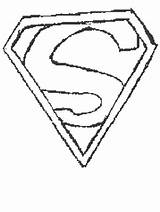 Superman Logo Coloring Pages Printable Batman Cliparts Outline Blank Template Clipart Logos Library Sheets Emblem Print sketch template