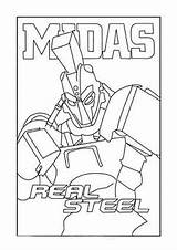Steel Real Coloring Pages Boy Atom Midas Robot Noisy Drawing Coloriage Printable Imprimer Color Robots Pixels Super Dessin Getcolorings Drawings sketch template