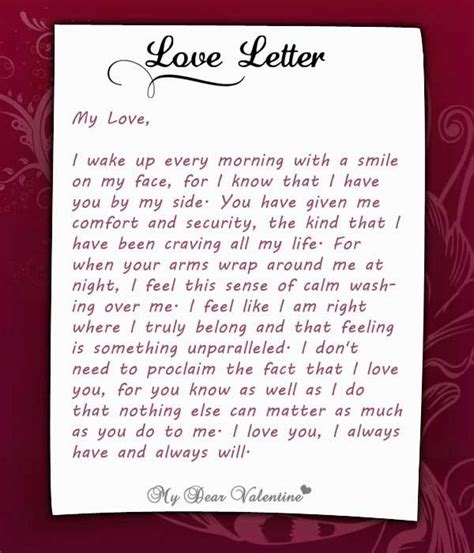wake   morning     side romantic love letters