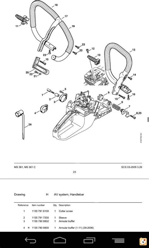 stihl ms  parts diagram drivenheisenberg
