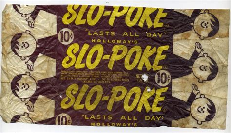 slo poke candy wrapper  goodsell flickr