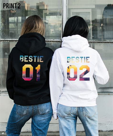 gift  bestie matching bestie  bestie  hoodies  etsy